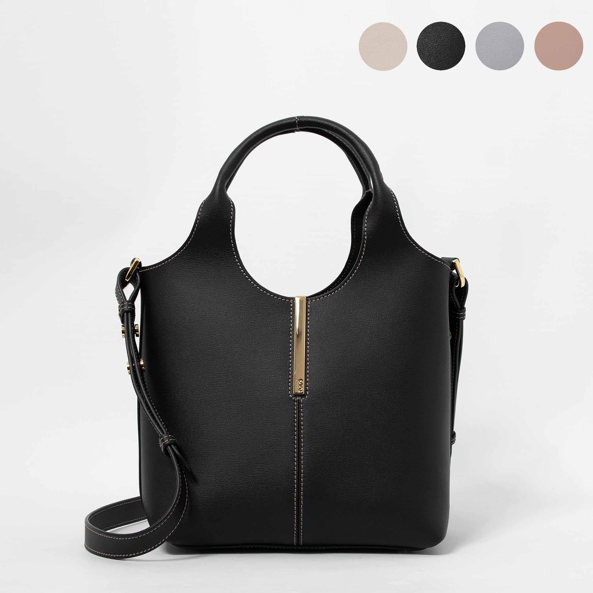 TOD’S トッズ レザー バッグ ミニ 2Wayショルダーバッグ ブラック TOD'S（トッズ） バッグ 2WAYハンド/ショルダーバッグ APA MINI BAG