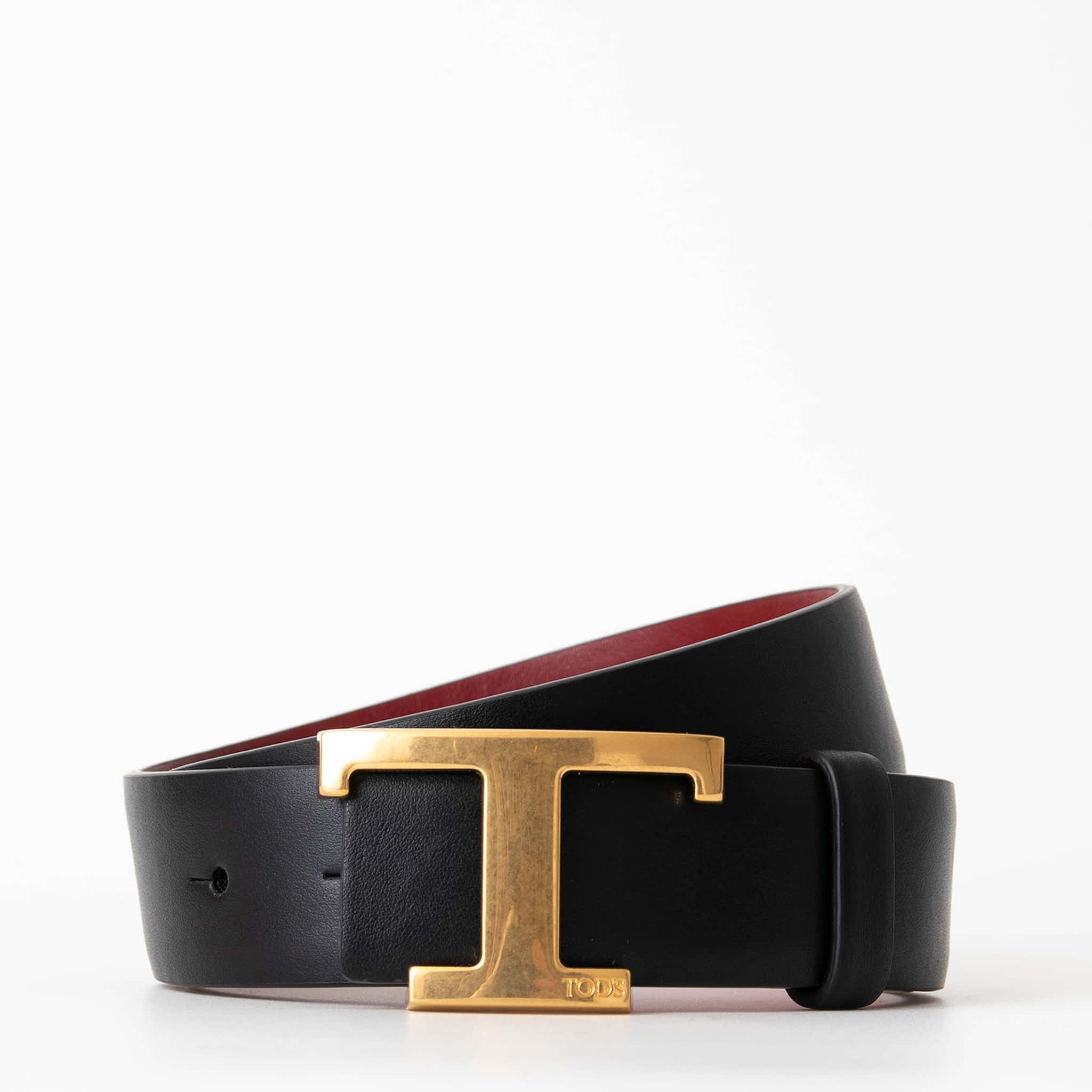 Dries Van Noten レザー ナロー ベルト 黒 2重巻き イタリア製 Vintage DRIES VAN NOTEN Belt Leather Chain Buckle Metal