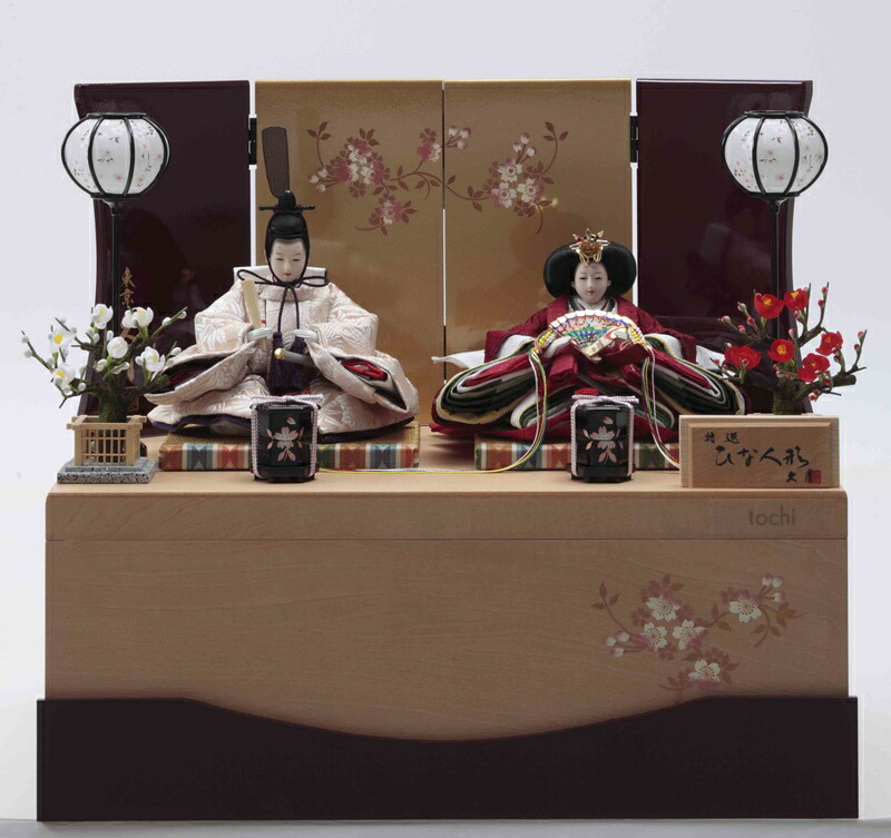 楽天市場】雛人形 久月 コンパクト ひな人形 雛 収納飾り 親王飾り