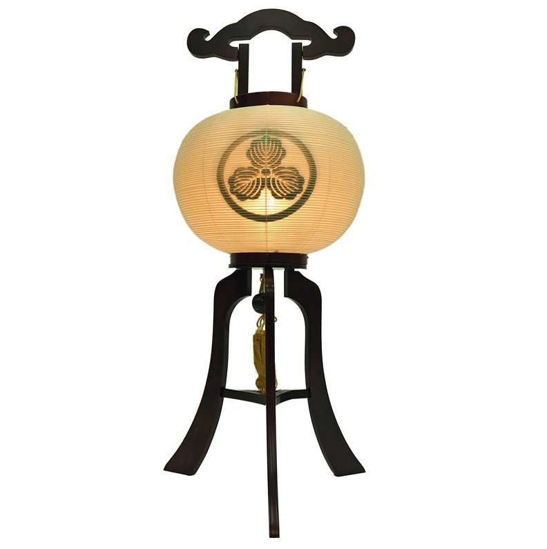 盆提灯 新盆 お盆 提灯 家紋入れ ケヤキ 12番 盆ちょうちん 初盆