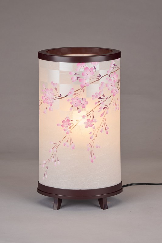 [マラソンポイント＋5倍！] 盆提灯 和の灯り 花月(桜) 回転 お盆 新盆｜高田屋人形店