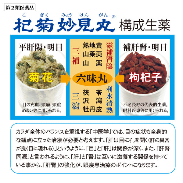 【メール便送料無料】【第2類医薬品】杞菊妙見丸72丸times;5袋/こぎくみょうけんがん/コギクミョウケンガン/杞菊地黄丸/こぎくじおうがん/八目/八つ目/やつめ/八ッ目