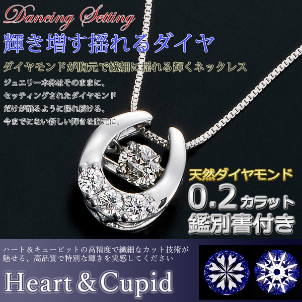 ダイヤモンド ネックレス K18 ホワイトゴールド 0.2ct 馬蹄 www.ndc.gov.af