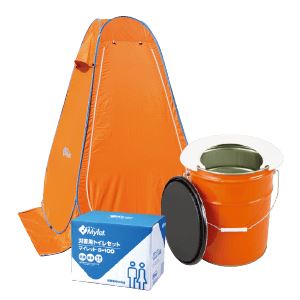 パウダーコンパクト 思い当てる幼児用便器/分かりやすい幼児用便器 マイペール・レスキューテント・S-100 『マイレット 不仕合わせ用天幕仕かける RM-100』【代引不可】
