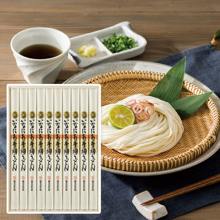 ＼ポイント10倍／いなにわ手綯うどん GTS-50【AP】お中元 詰め合わせセット 惣菜 グルメ 人気 おすすめ ギフト 贈答 取り寄せ お取り寄せグルメ 寛文五年堂 稲庭うどん 伝統の製法 透き通るようなツヤとコシ のど越しの良さを味わえます。 プレゼ｜ちばや