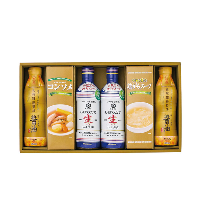 ＼ポイント10倍／調味料 ギフト バラエティ AKI-CO【AP】 人気 おすすめ ギフト 贈答 取り寄せ お取り寄せグルメ 醤油 キッコーマンいつでも新鮮しぼりたて生しょうゆ 伊賀越天然醸造醤油 コンソメ 鶏がらスープ プレゼント 御祝 御礼 御返し 内祝い 職場 上司