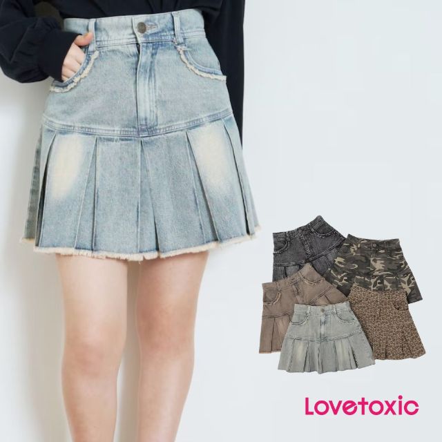 【2026春夏新作】LOVETOXIC【LTXC／セット可】アソートボックスプリーツスカート No. 7761102（ ラブトキシック 子供服 女の子 キッズ トドラー ジュニア ボトムス スカート スカパン プリーツ カジュアル 可愛い 流行 人気 オシャレ お出掛け 春 秋 ）