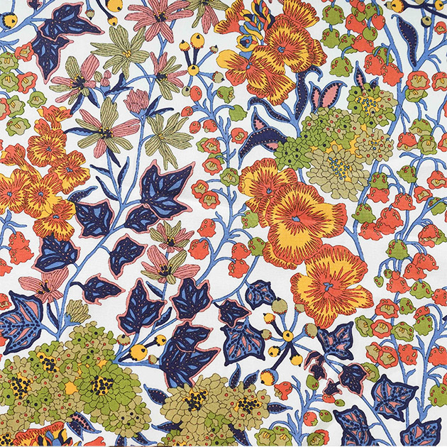 楽天市場】リバティプリント【タナローン/別注】ミシェルバード