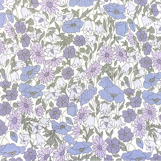 【楽天市場】リバティプリント【タナローン/エターナル】ポピーアンドデイジー（パープル UE）Poppy&Daisy 3632104ue