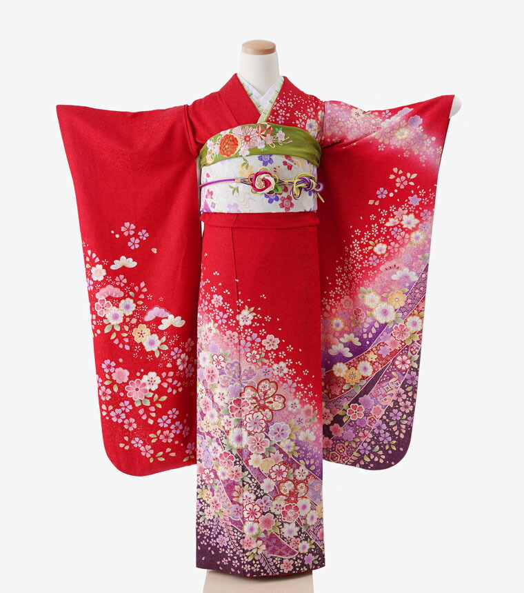 税込 振袖レンタル貸衣装フルセット成人式歳振袖フルセットレンタルレンタル17点セット 成人式晴れの日振袖二十歳正絹 送料無料 ４泊５日 無料発送