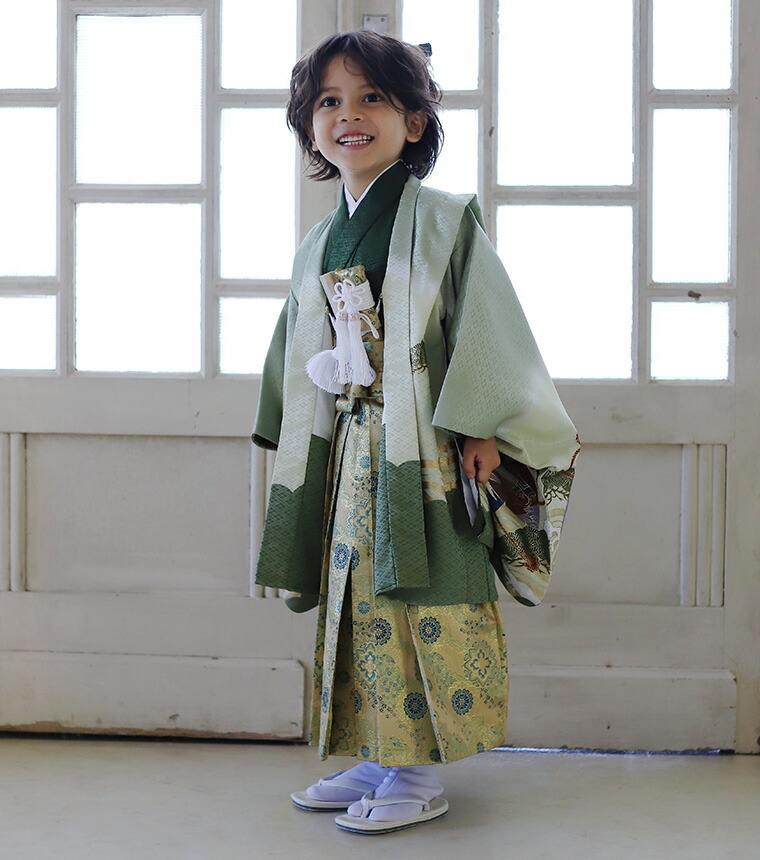 楽天市場】【レンタル】【5-0010】七五三 着物 羽織 袴 5歳 男の子