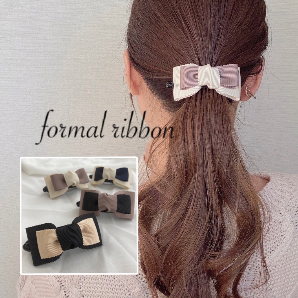 クリスマスチェックヘアーオーナメントリボンクリップ+ハットクリップ+ヘアバンド