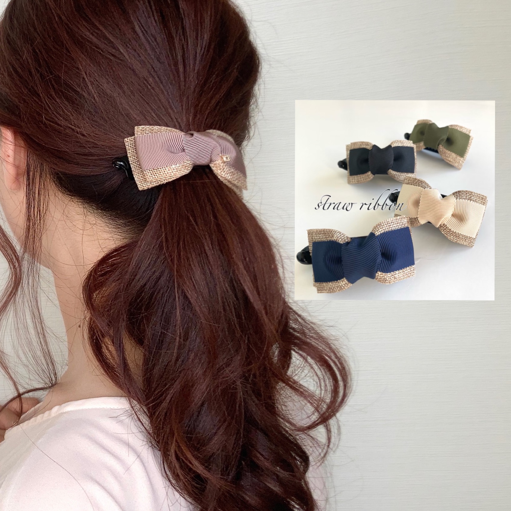 楽天市場 麦わらリボン ヘアアクセサリー ヘアクリップ バナナクリップ 結婚式 リボン 花 バレッタ バナナクリップアーチ型 大きめ 小さめ しっかり シンプル 黒 高級 スカーフ 可愛い おしゃれ バンスクリップ パーティー 二次会 卒業式 入学式 左利き Chiccho