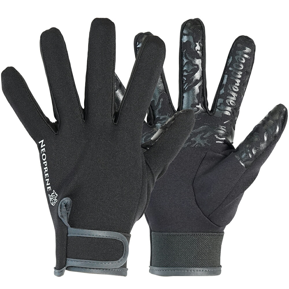   防水グローブ 黒 ネオプレーングローブ 0401 防風 防寒 ネオプレーン 手袋 防水