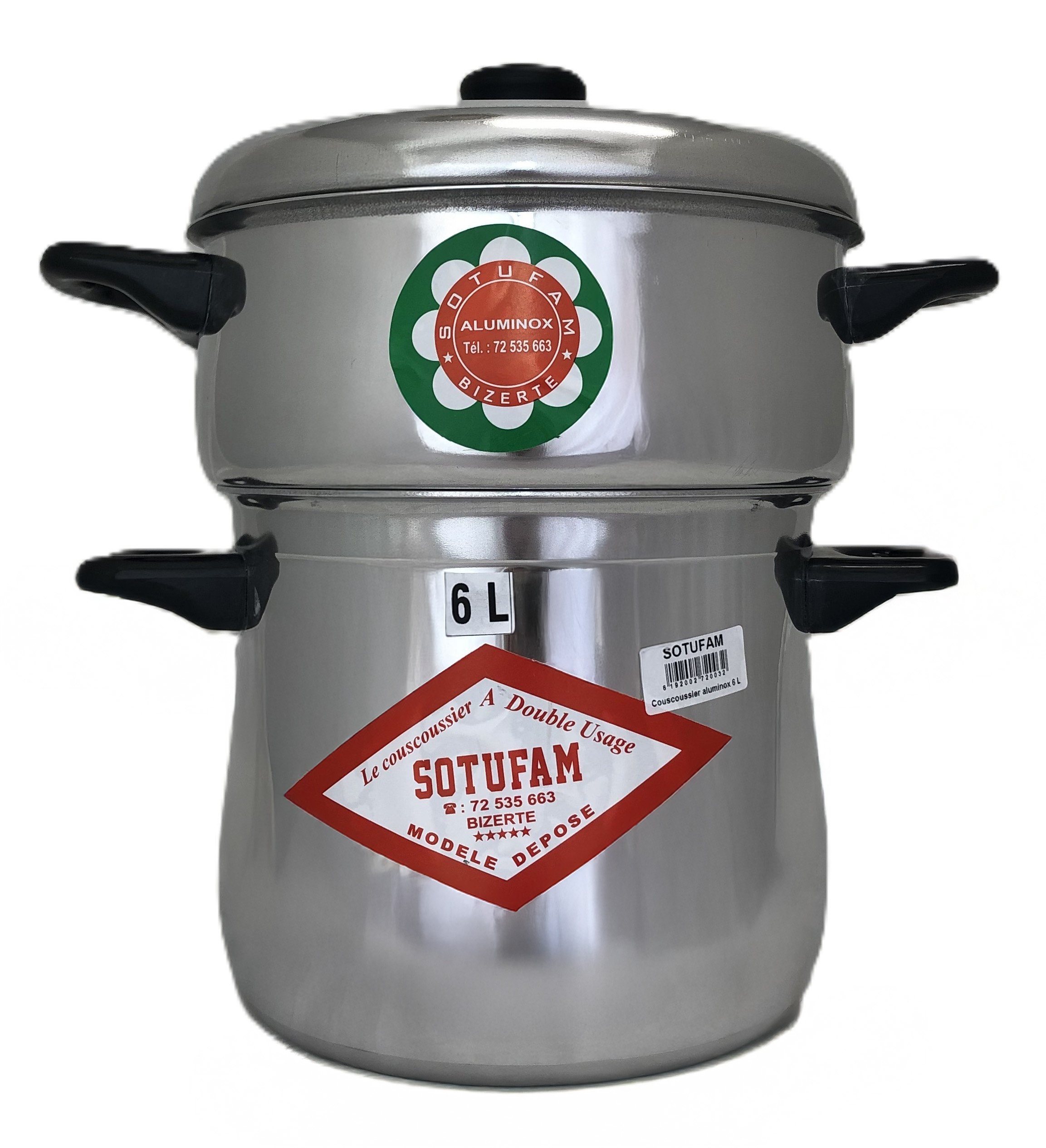 楽天市場】SOTUFAM クスクス鍋 （アルミ製） 4.0L（4-6人用