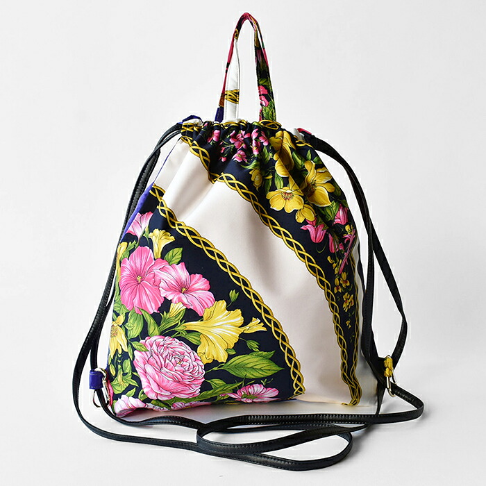 KNAP SACK ナップサック レディースバッグ スカーフバッグ ナップサック 軽量バッグ 一点物バッグ 3WAYバッグ A4収納 パソコン収納 旅行 ナップサック 手持ちトートバッグ ショルダーバッグ 人気 洗えるプレゼント プチギフト 贈り物 ギフト Chicolatte チコラッテ