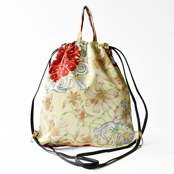 KNAP SACK ナップサック レディースバッグ スカーフバッグ ナップサック 軽量バッグ 一点物バッグ 3WAYバッグ A4収納 パソコン収納 旅行 ナップサック 手持ちトートバッグ ショルダーバッグ 人気 洗えるプレゼント プチギフト 贈り物 ギフト Chicolatte チコラッテ