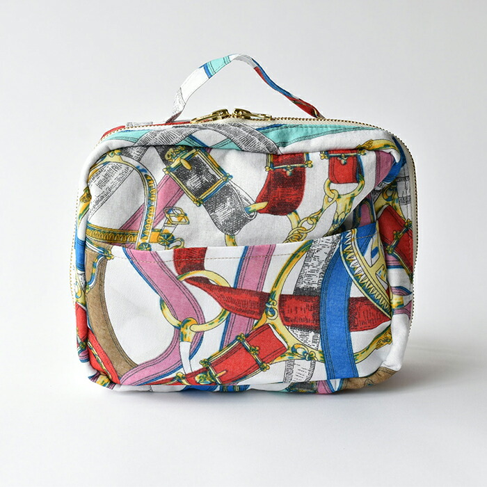 TRIP POUCH トリップポーチ スカーフポーチ おむつポーチ 下着入れ 一点ものポーチ マチあり ファスナーポーチ 小物入れ 小物収納 バッグ整理 旅行 トラベルポーチ おしゃれ 洗える プレゼント プチギフト 贈り物 ギフト 女性 誕生日 Chicolatte チコラッテ