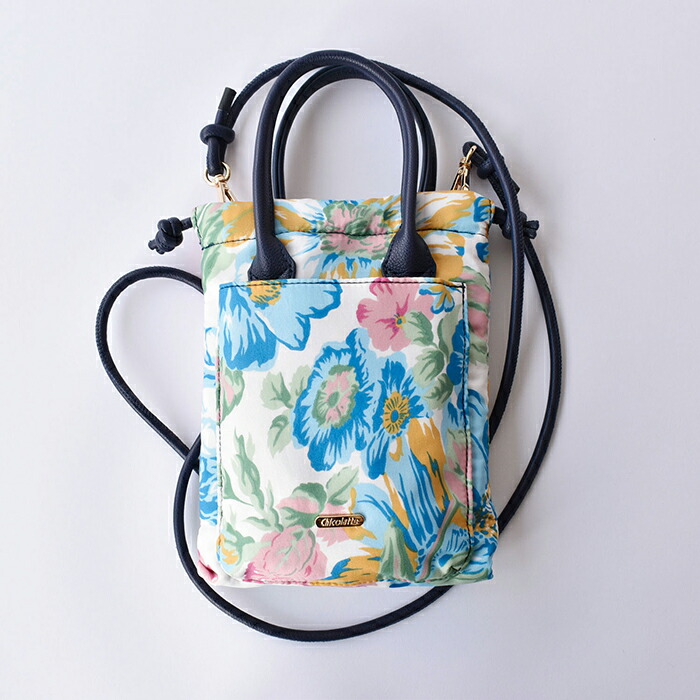 SMART PHONE SHOULDER BAG 2WAY BAG レディースバッグ スカーフバッグ 軽量バッグ 一点ものバッグ スマフォショルダーバッグ 長さ調節可能 ショルダー取外し可能 ショルダーバッグ ポケット3個 上品 習い事 プレゼント 贈り物 女性 誕生日Chicolatteチコラッテ