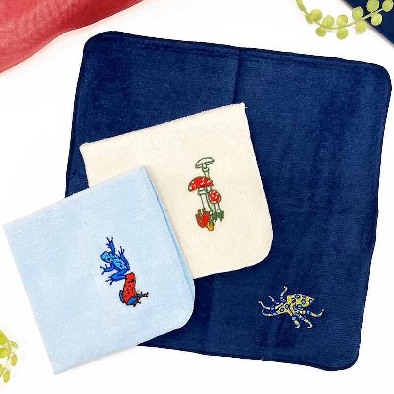 楽天市場】日本製 ガーゼタオルハンカチ 【 むしさん 】( カブト