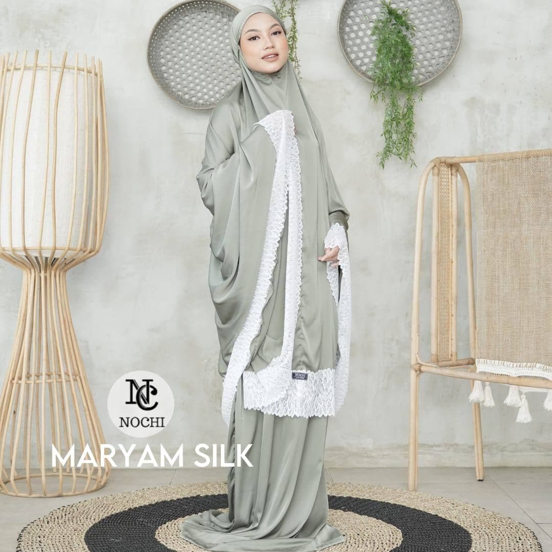 Maryam Silk Premiumwomen S Moslem Wear Praying Wear Moslem Praying Cloth ムスリム マホメット教 宗教 民族ワンピース 神拝 モード レディース 着類 家桜 格好のいい 軽薄 軽量 赤銅色 ベージュ Beaumont Recoveries Co Uk