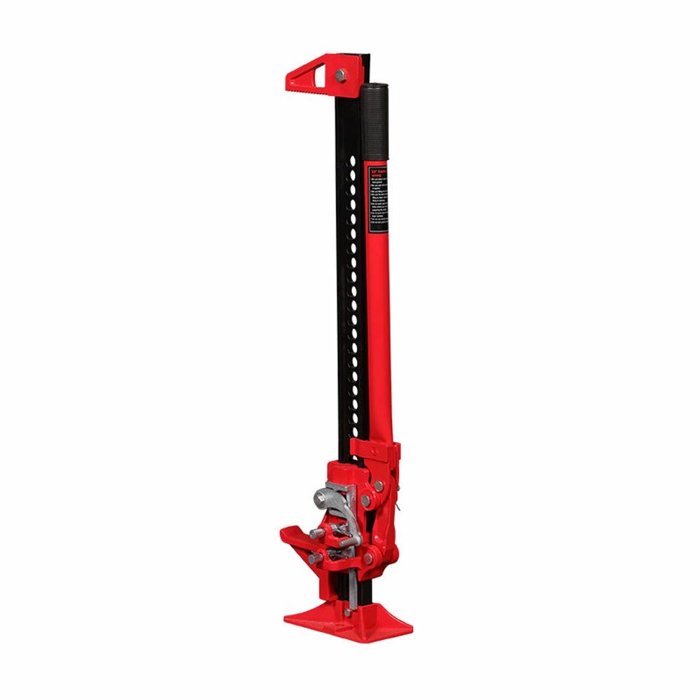 33インチ ファームジャッキ 全長約840mm 最高位約700mm 最低位約130mm タイガージャッキ ハイ ジャッキ リフト オフロード タイヤ交換
