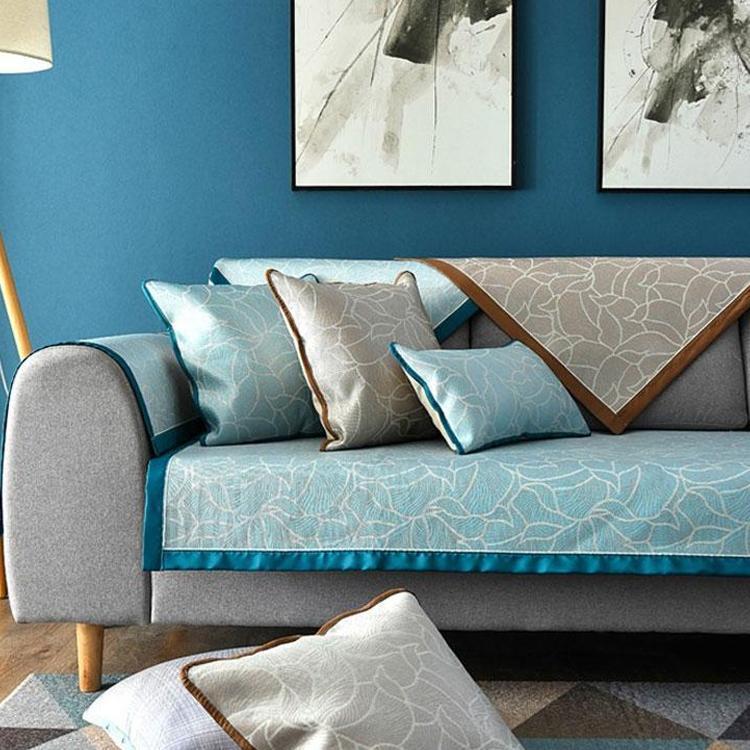 6点セット ソファーカバー 夏用　涼感　涼しい 耐久 ソフト 　おしゃれ 洋風 インテリア 汚れ防止 sofa cover｜千陽ストア