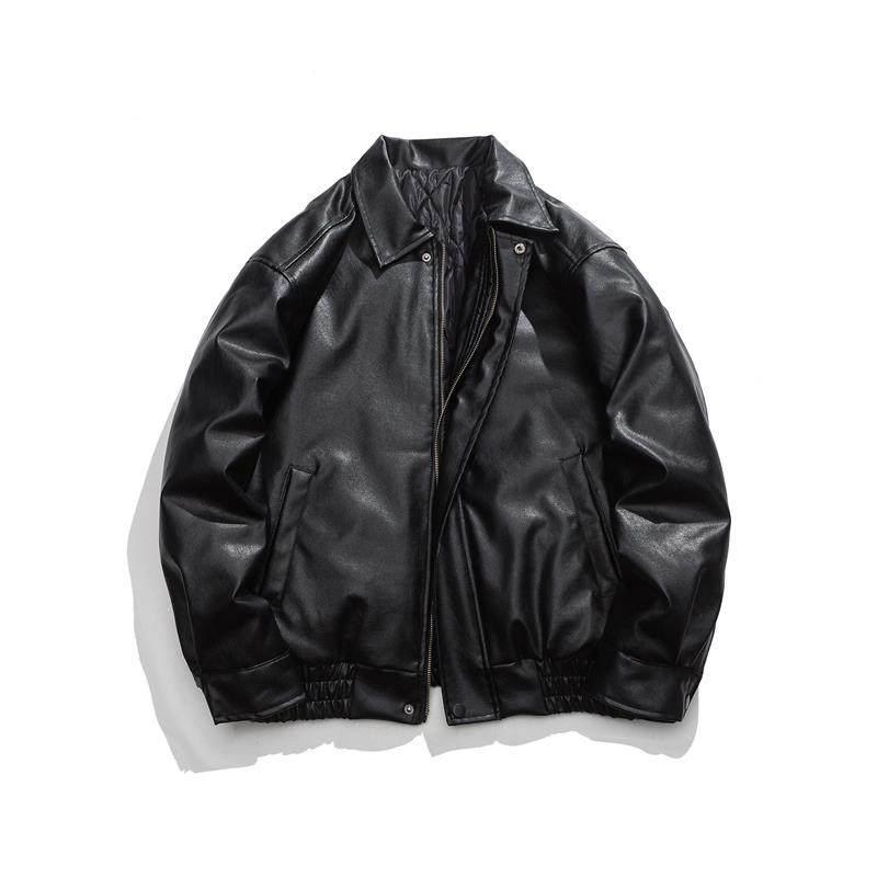 ライダースジャケット PU メンズ レザージャケット 革ジャケット 革ジャン ジャケット ミリタリー アウター 防寒 防風 秋冬 トップス