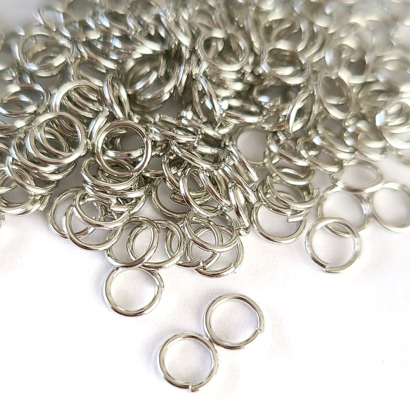 【楽天市場】丸カン シルバー 【 5mm 】 約200個 10g 丸カン 5mm 鉄製 ハンドメイド アクセサリーパーツ:ビーズ & パーツ ...