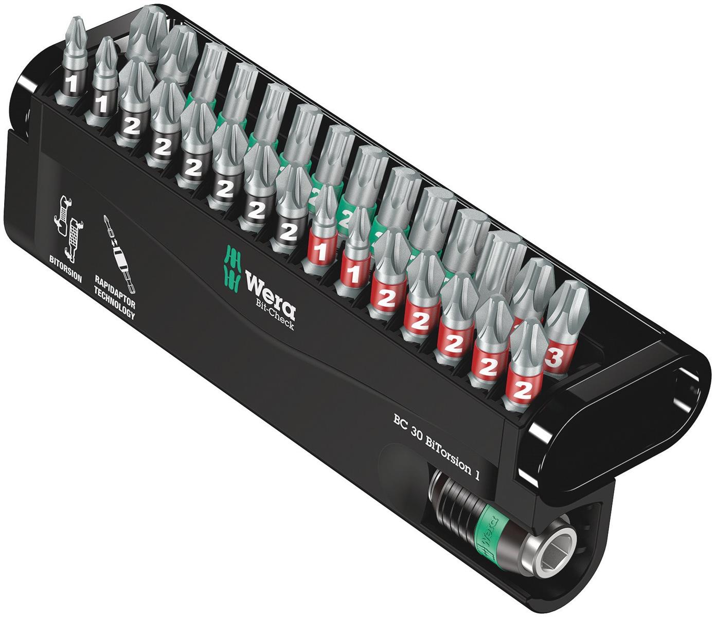 Wera(ヴェラ) 05057430001 | 889/4 バイトーション ビット読み合わせる仕掛ける 30本仕掛ける
