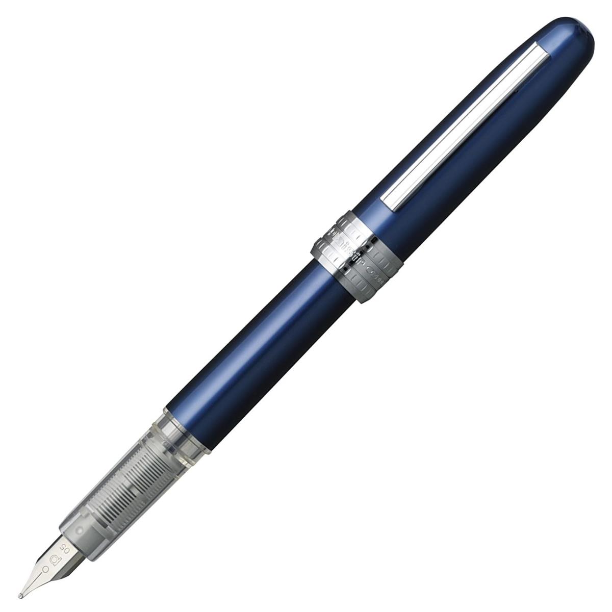 Platinum Plaisir Fountain Pen - M Nib Blue