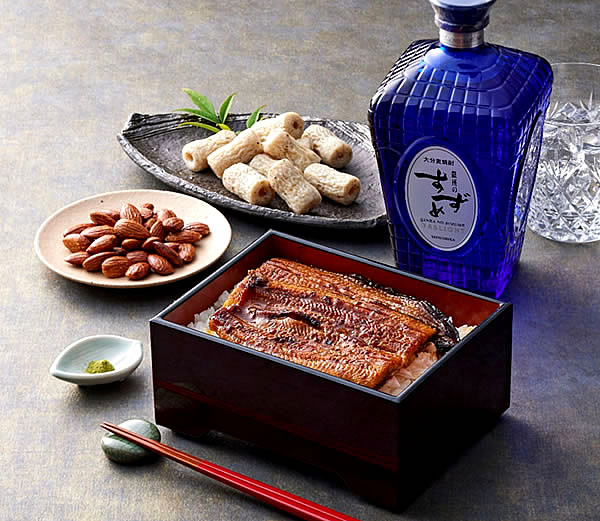 【送料無料】極上豊橋うなぎ＆銀座のすずめ ガスライト 麦焼酎原酒＆おつまみセット  (お酒 ギフト プレゼント ランキング 人気 お礼 お祝い お返し 福島 豊橋 ウナギ 鰻 うなぎセット 豊橋うなぎ  国産 豊橋産 三河産 おすすめ 食べ物  寒中見舞い バレンタイン 甘くない)
