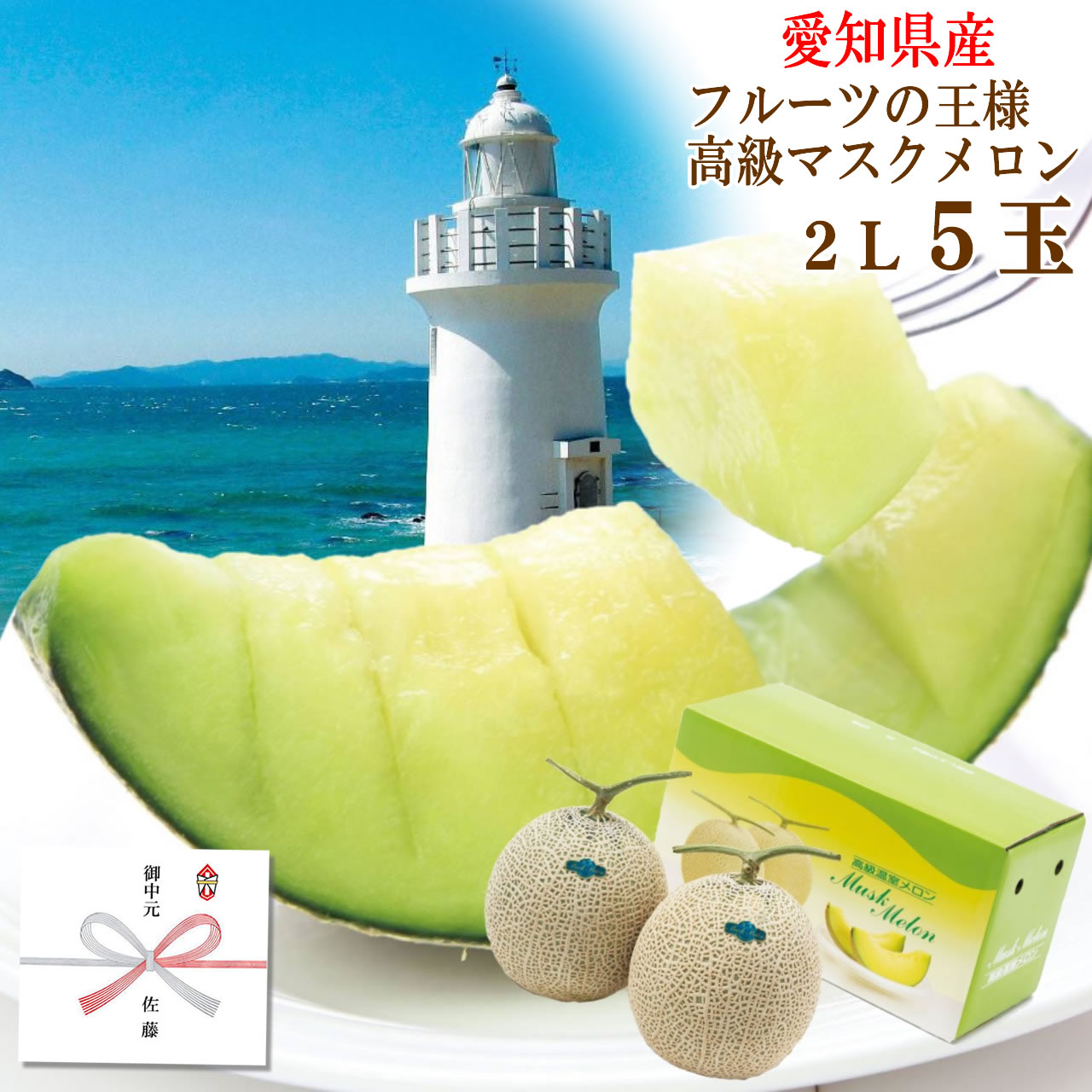 【送料無料】メロン５玉（愛知県産 渥美半島 愛知産 果物 めろん 夏 御中元 お中元 お盆 ヤマサちくわ ジューシー 田原産 メロン マスクメロン ギフト プレゼント 贈り物 フルーツ 高級 美味しい 夏 果物 田原市）｜ヤマサちくわ　店