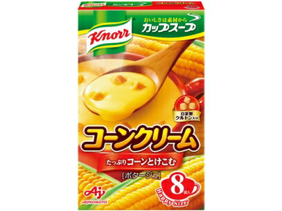 【4ボール】AJINOMOTO　-味の素-　クノール　カップスープ　コーン　8P&times;6箱&times;4ボール　【沖縄・離島は別途中継料金】｜地球雑貨店