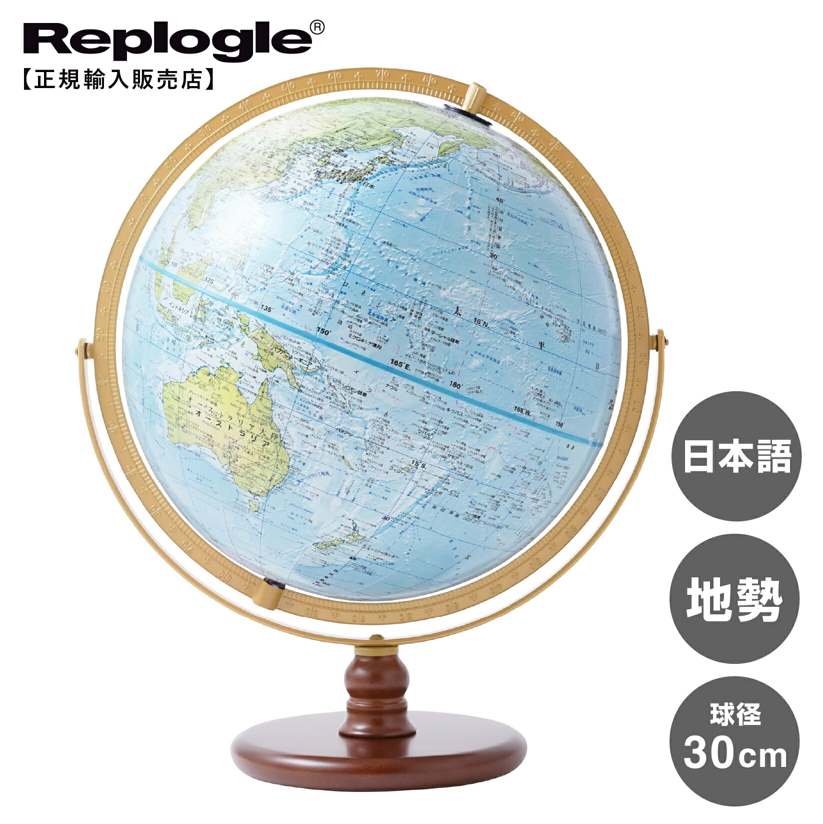 楽天市場】【リプルーグル地球儀】The DIPLOMAT ディプロマット型英語