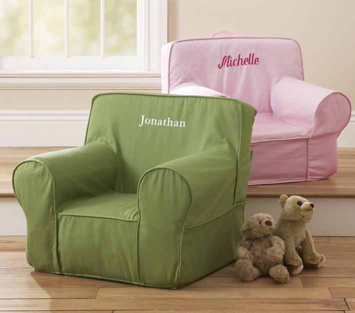 Pottery Barn どこでもチェアー ソリッドカラー お名前入れ可