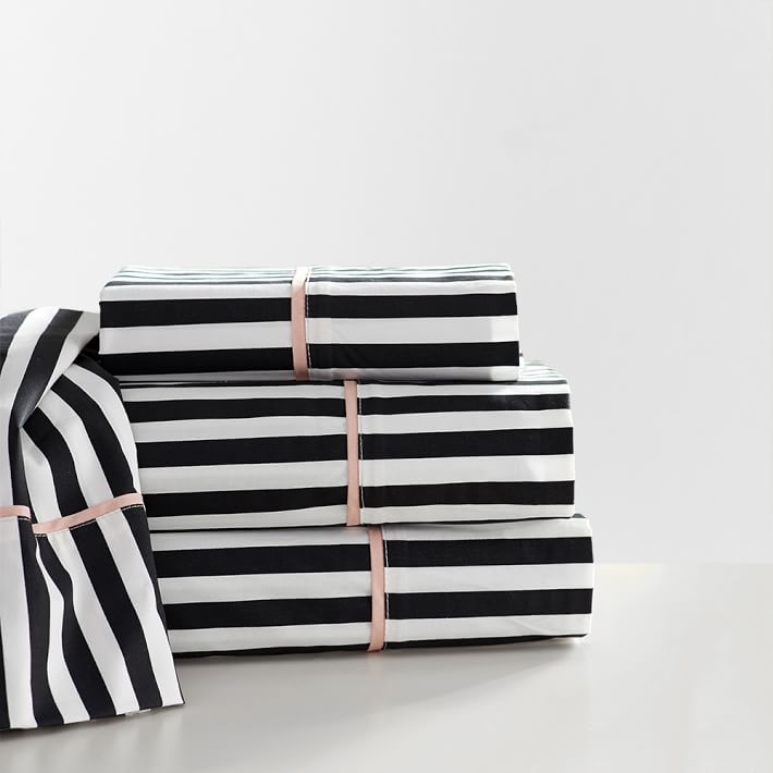 Chikyukagu Pottery Barn Teen Emily Merit Pirates Stripe Sheet Set