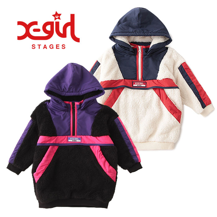 楽天市場 Sale 50 Off X Girl Stages エックスガールステージ ス ボアマンパ風ワンピース 3311 100cm 140cm 宅配便 子供服かんさい楽天市場店