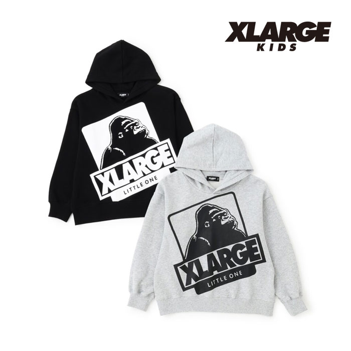(10%OFF)(25aw)XLARGE KIDS(エクストララージ キッズ) ビッグOGパーカー-3231（130cm-140cm）【宅配便】
