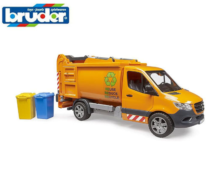 【安心の正規品】ブルーダー　02682　MB ごみ収集車【bruder】メルセデスベンツ