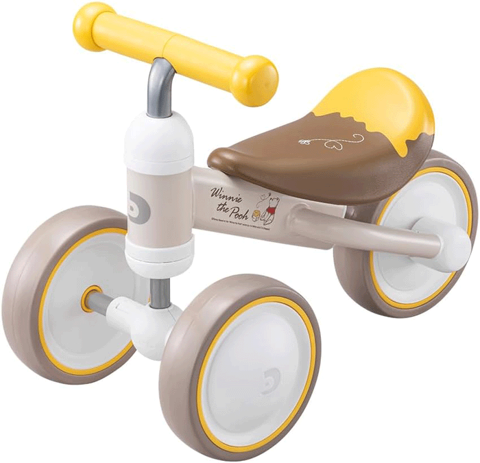荷造り聞き入れる♪ディーバイクミニ 広広とした プー（D-Bike mini wide Pooh） ウォルトディズニー【アイデス】10ヶ月から ミニ 足けり 乗用手あそび トライシクル 差し上げ物 差し上げ物 車駕