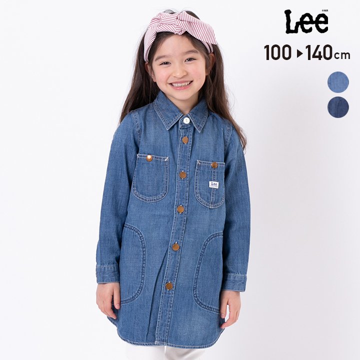 楽天市場 Lee 子供服 ベビー服 女の子 ワンピース デニム ベビー キッズ 長袖 トップス チルドレン通信 楽天市場店