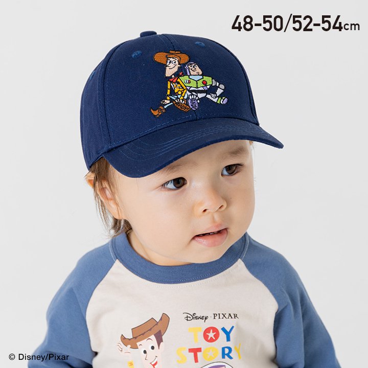 トイ・ストーリー 帽子 キャップ 子供用 キッズ ベビー ディズニー つば付 刺繍 男の子 女の子 Disney ベースボールキャップ グッズ 48-50 52-54cm画像
