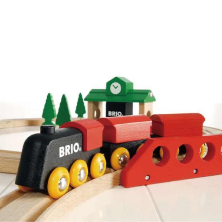 【楽天市場】木のおもちゃ 知育玩具 18か月から BRIO クラシックレール8の字セットブリオ 電車おもちゃ 知育