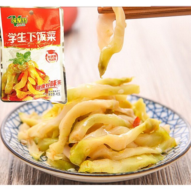 楽天市場】吉香居 下飯菜 漬物 中華物産 食品 味付け ザーサイスライス スパイシザーサイミックス ザーサイ 搾菜 おつまみ 180g : パンダ 中華物産