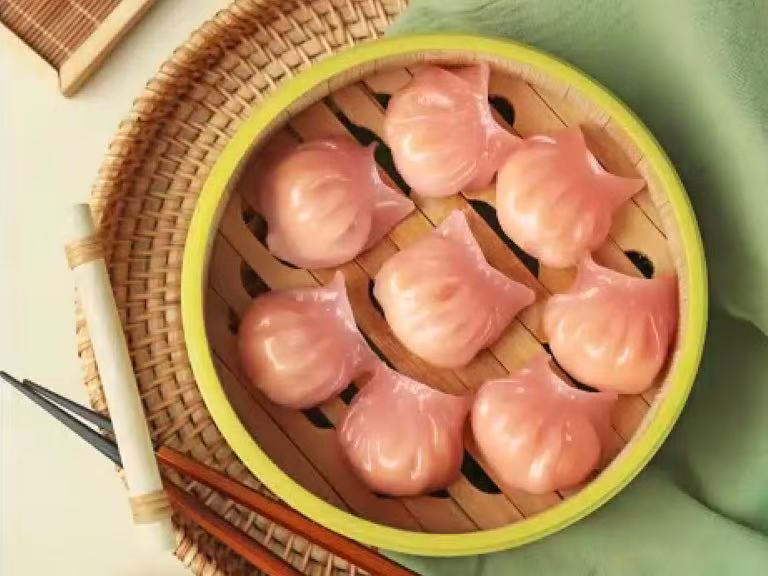 選べる蒸し餃子500g【桃色エビ蒸し餃子、カレー味エビ蒸し餃子】粉晶蝦餃黄金蝦餃（20g×25個）エビ蒸餃子餃子ぎょうざ冷凍保存中華点心蒸餃子えび餃子蒸餃蝦餃マーラータン麻辣湯