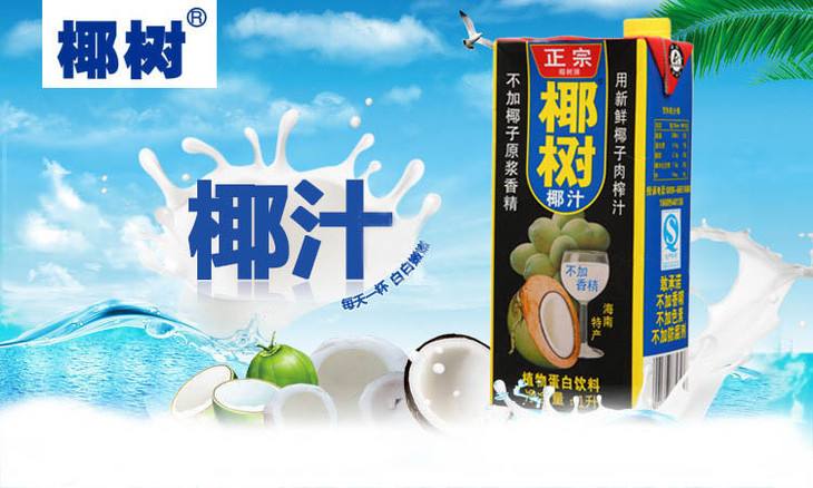 海南名物 1L 椰樹 椰汁 ココナッツミルク ココナッツジュース 天然椰子汁 中国産 椰子汁 椰樹椰汁 パンダ中華物産