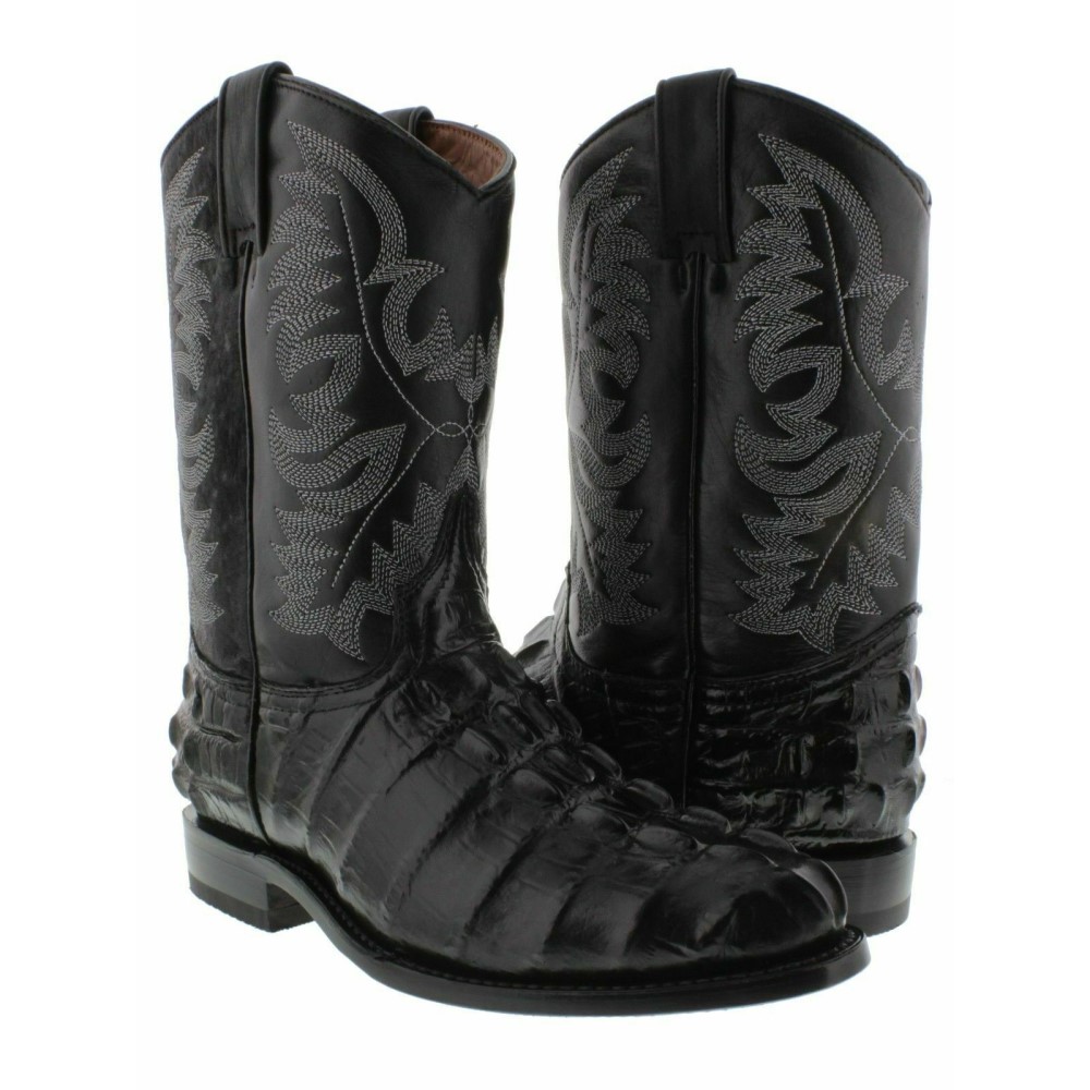 mens black western boots