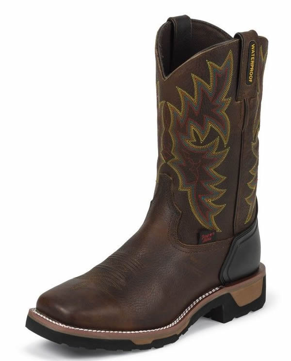 【7/oTW1062】在庫処分 トニーラマ Tony Lama バークバジャー レザー ワークブーツ サイズ8.5EE 26.5cm-27cm ウエスタンブーツ|チペワ
