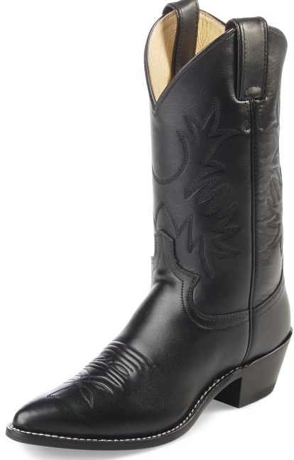 【在庫処分品】【L4903】ジャスティンブーツ JUSTIN サイズ5.5B（22.5～23cm）ブラック　アズテック　ウエスタンブーツ　7/J｜チペワ